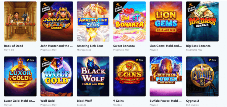 Lucky Days Casino Spielangebot